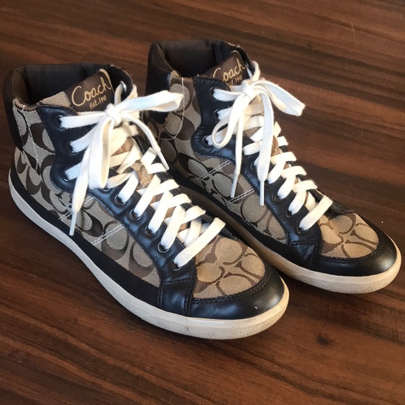 Coach Shoes - High top Coach sneakers